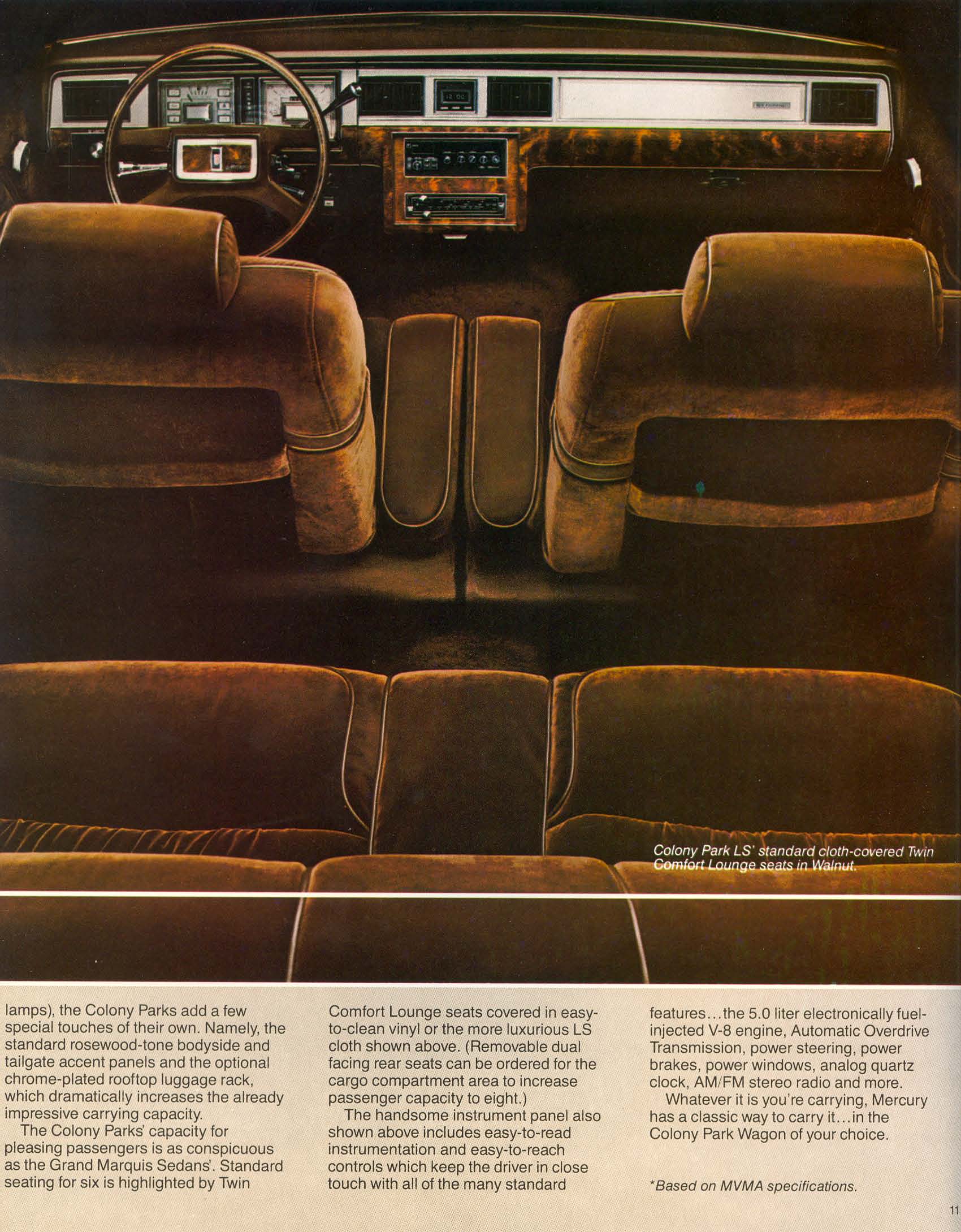 1983 Mercury Grand Marquis Brochure Page 8